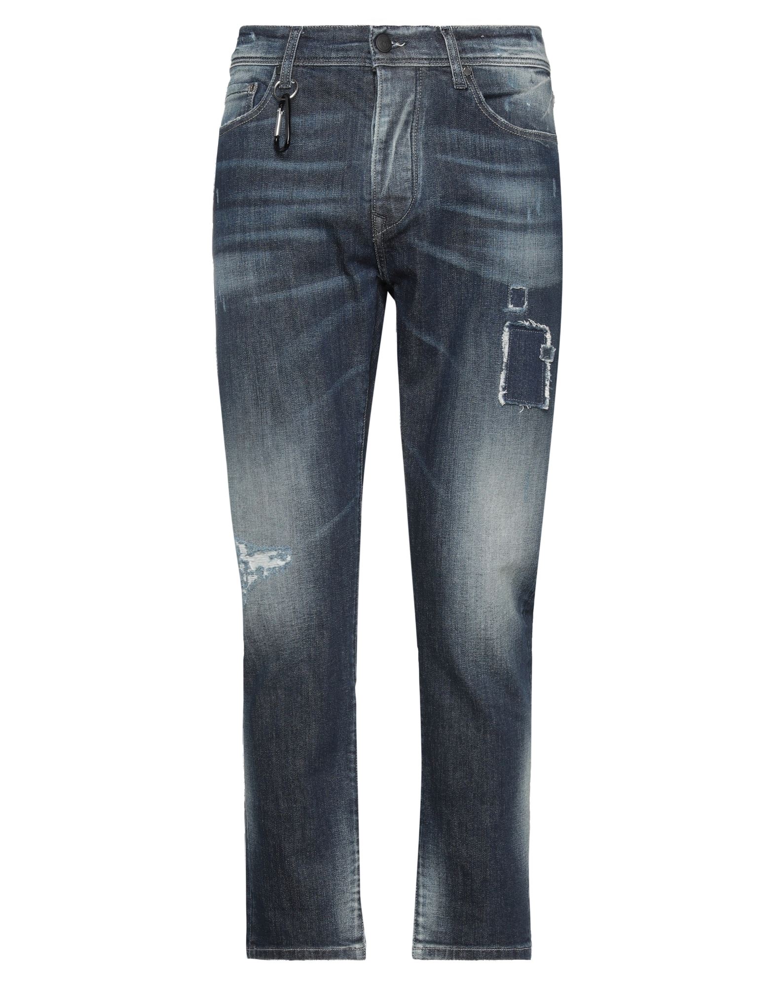 0/ZERO CONSTRUCTION Jeanshose Herren Blau von 0/ZERO CONSTRUCTION