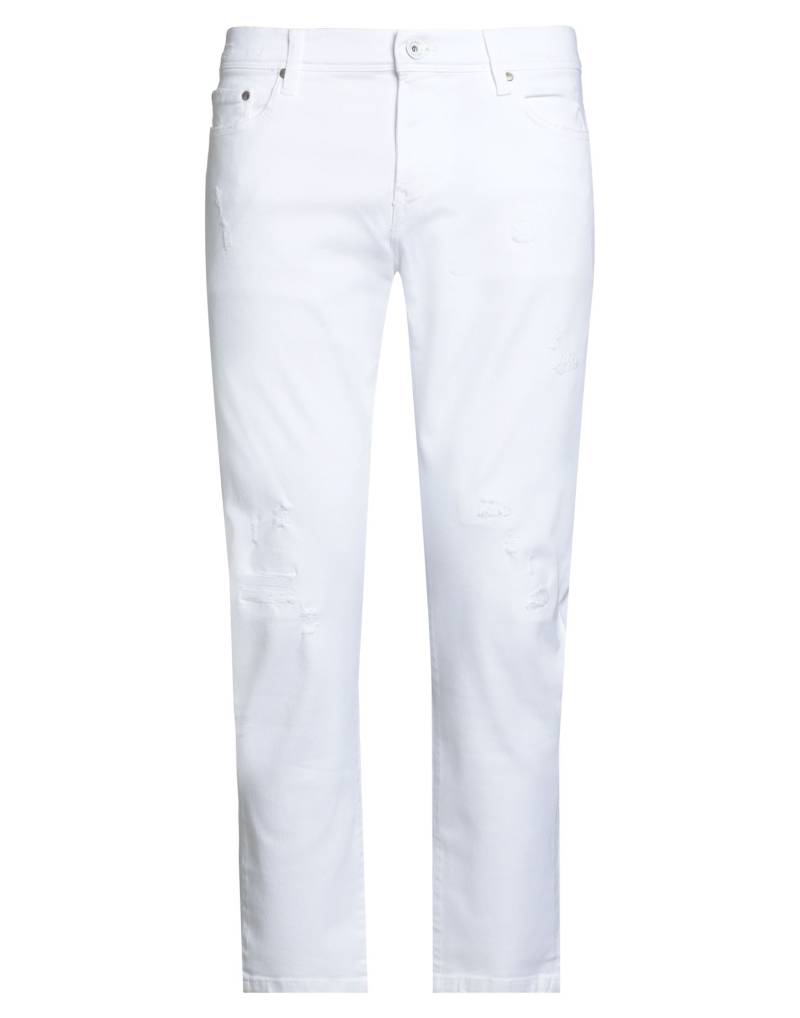 0/ZERO CONSTRUCTION Jeanshose Herren Off white von 0/ZERO CONSTRUCTION