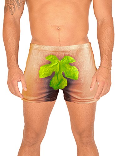Unbekannt Lustiger Scherzartikel für Männer witzige Panty Motiv Adam - one Size - Boxershort Geschenk Humor Funartikel Partyartikel Badehose von Unbekannt