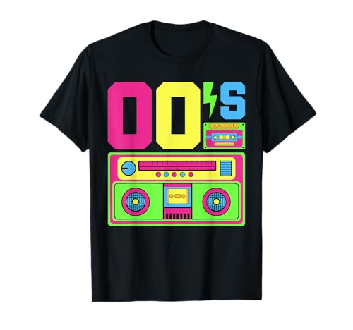 00 er Jahre Kleidung Für Herren, Damen oder Kinder 00s Jahre Outfit 00er Jahre Kostüm 2000er Motto Party 2000er T-Shirt von 00 er Jahre Kleidung Für Herren, Damen oder Kinder