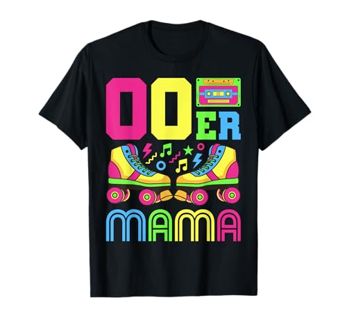 00er Mama 2000er Jahre Outfit 00er Jahre Kostüm 2000er Party T-Shirt von 00 er Jahre Kleidung Für Herren, Damen oder Kinder