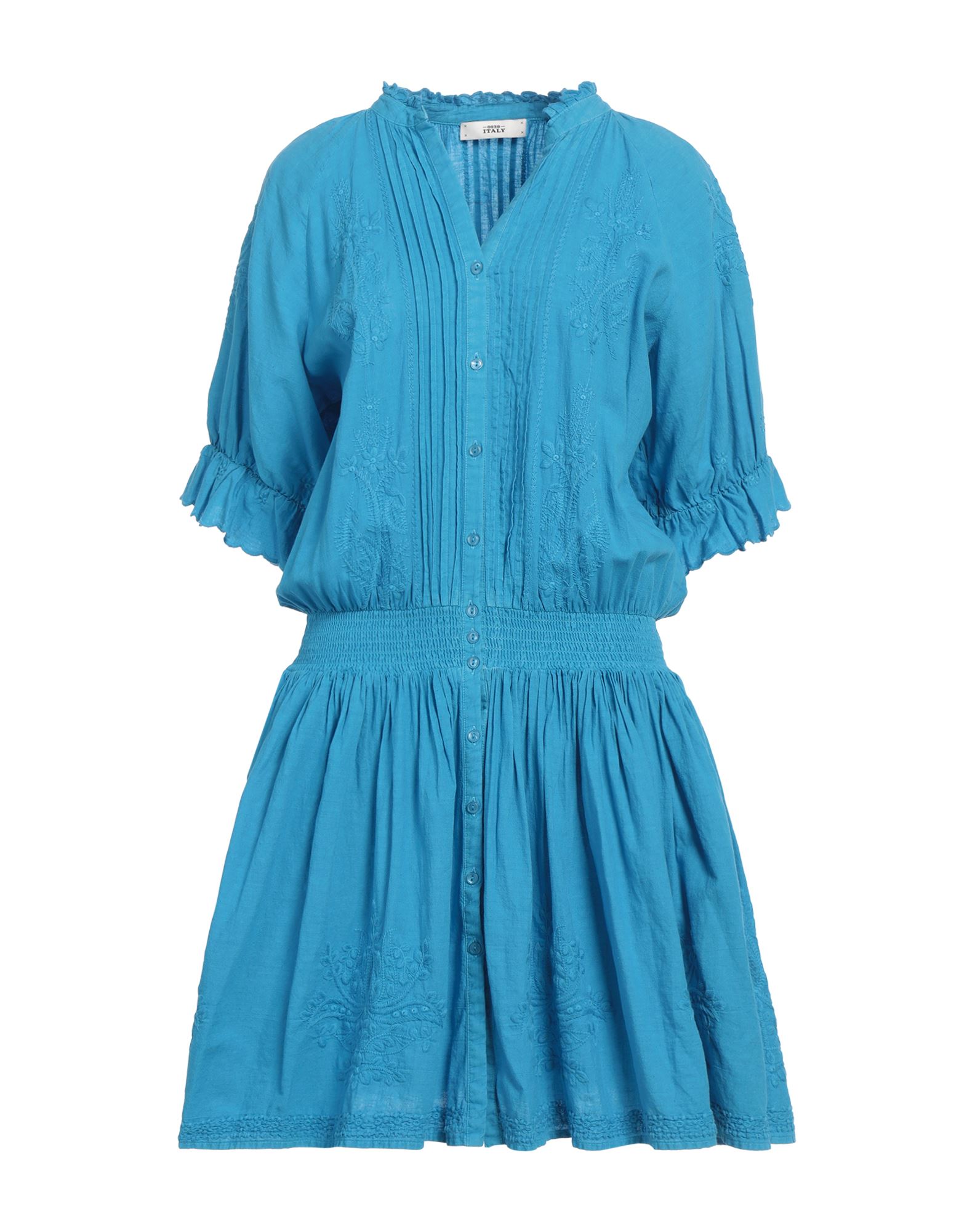0039 ITALY Mini-kleid Damen Azurblau 0039 ITALY Mini-kleid Damen Azurblau von 0039 ITALY