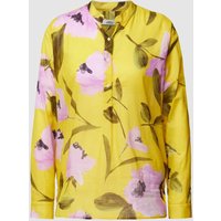 0039 Italy Bluse mit floralem Muster in Gelb, Größe XL von 0039 italy
