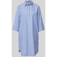 0039 Italy Knielanges Kleid mit 3/4-Ärmel Modell 'DERRY' in Royal, Größe S von 0039 italy