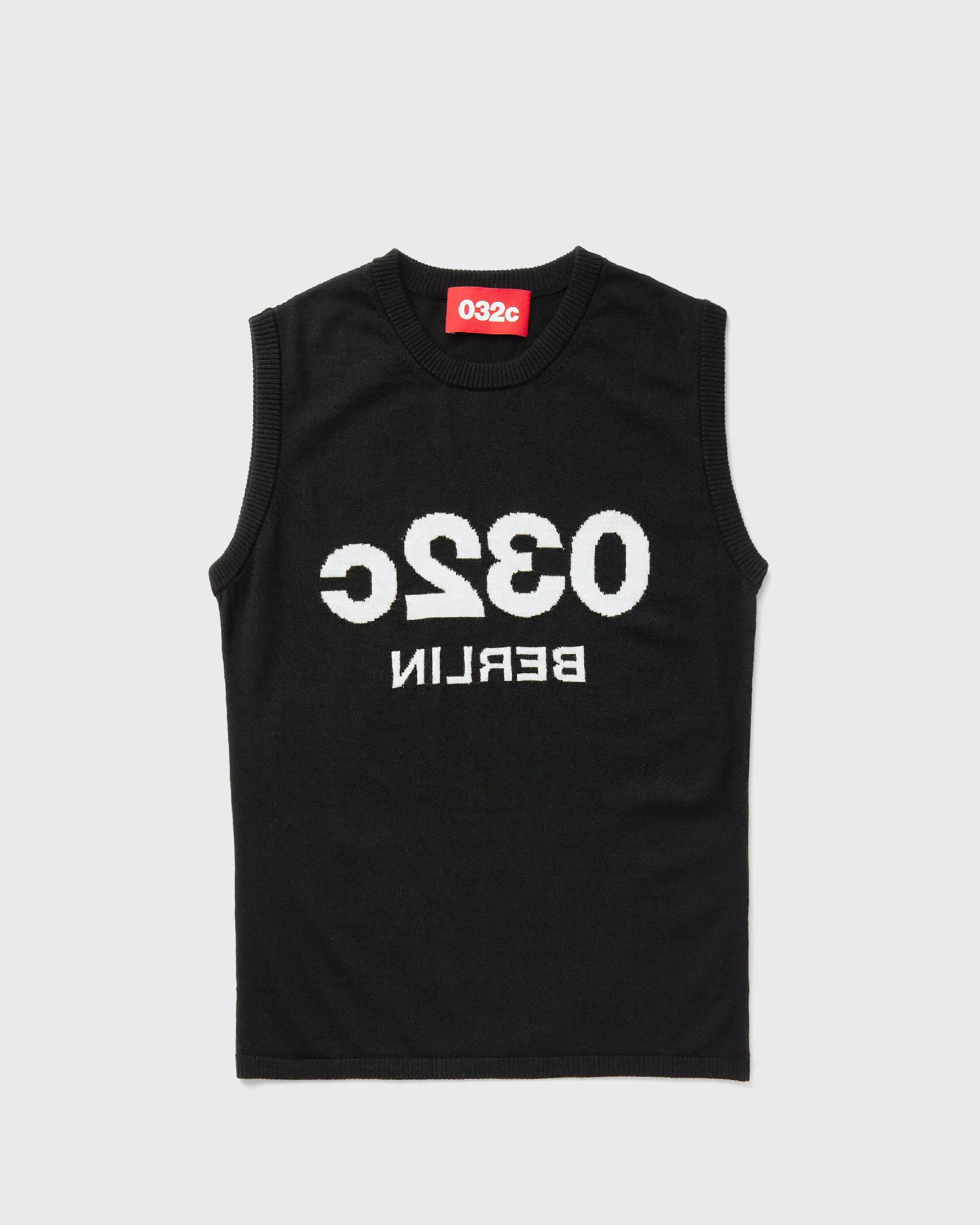 032c HOLLYWOOD TO BERLIN SELFIE TANK men Tank Tops|Vests black in Größe:L von 032c