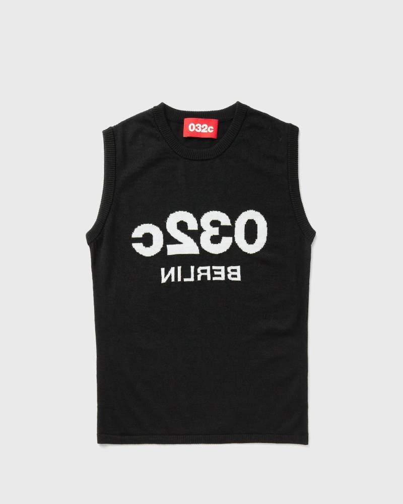 032c HOLLYWOOD TO BERLIN SELFIE TANK men Tank Tops|Vests black in Größe:L von 032c