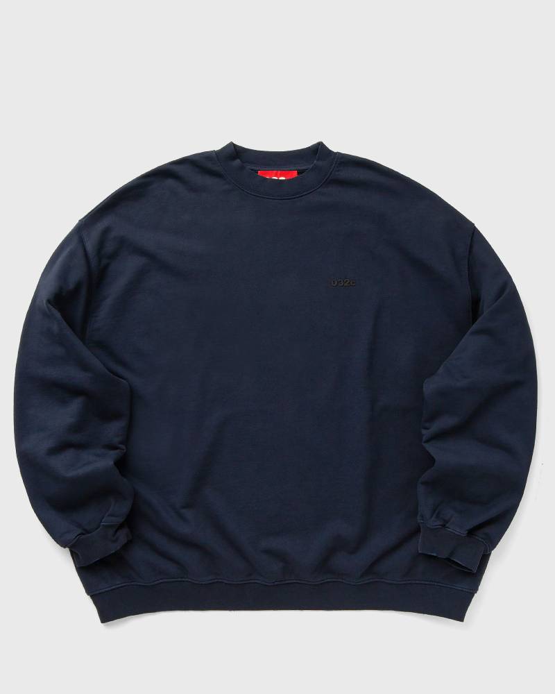 032c LOGO BUBBLE CREWNECK men Sweatshirts blue in Größe:XS von 032c