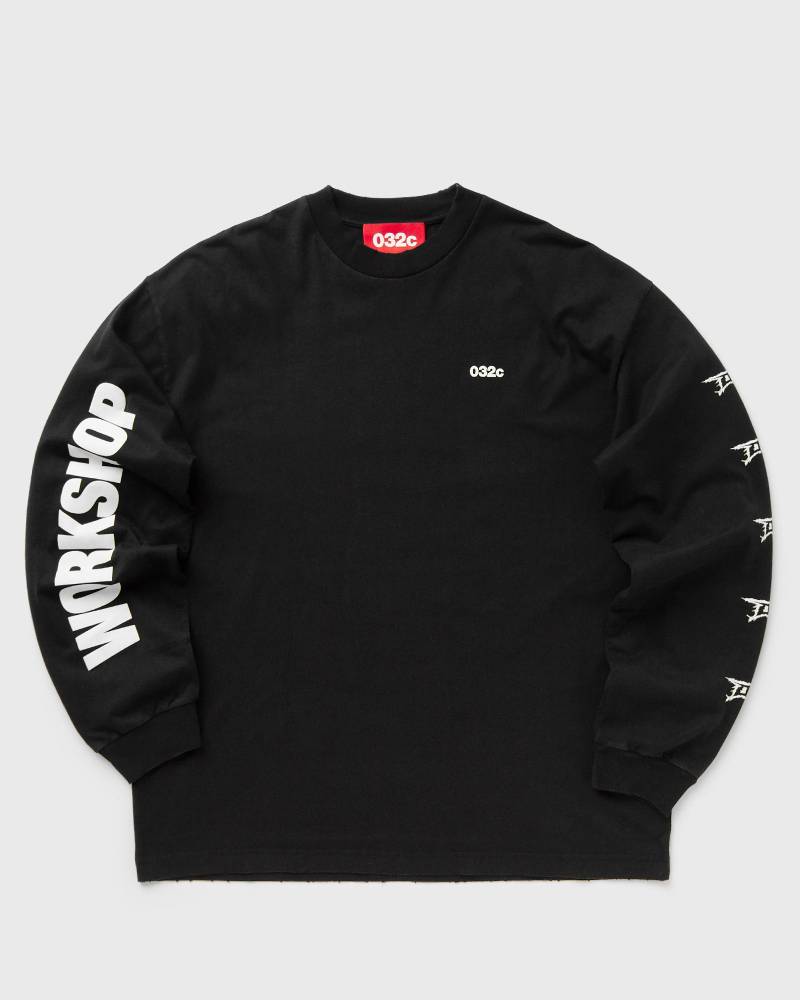 032c NERVE SHATTER BOXY LONGSLEEVE men Longsleeves black in Größe:L von 032c