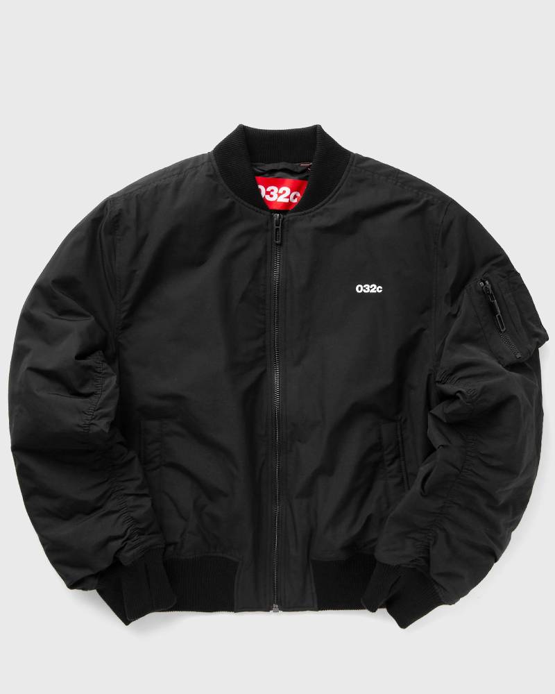 032c NIGHTHAWKS BOMBER JACKET men Bomber Jackets black in Größe:S von 032c