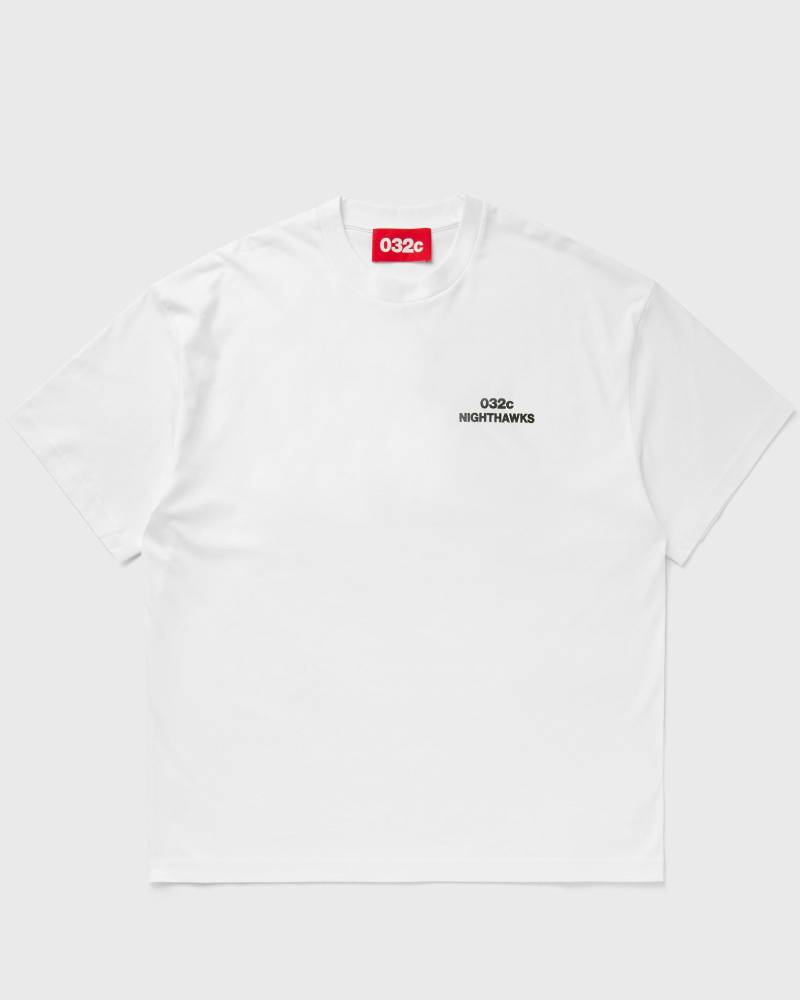 032c NIGHTHAWKS T-SHIRT men Shortsleeves white in Größe:M von 032c