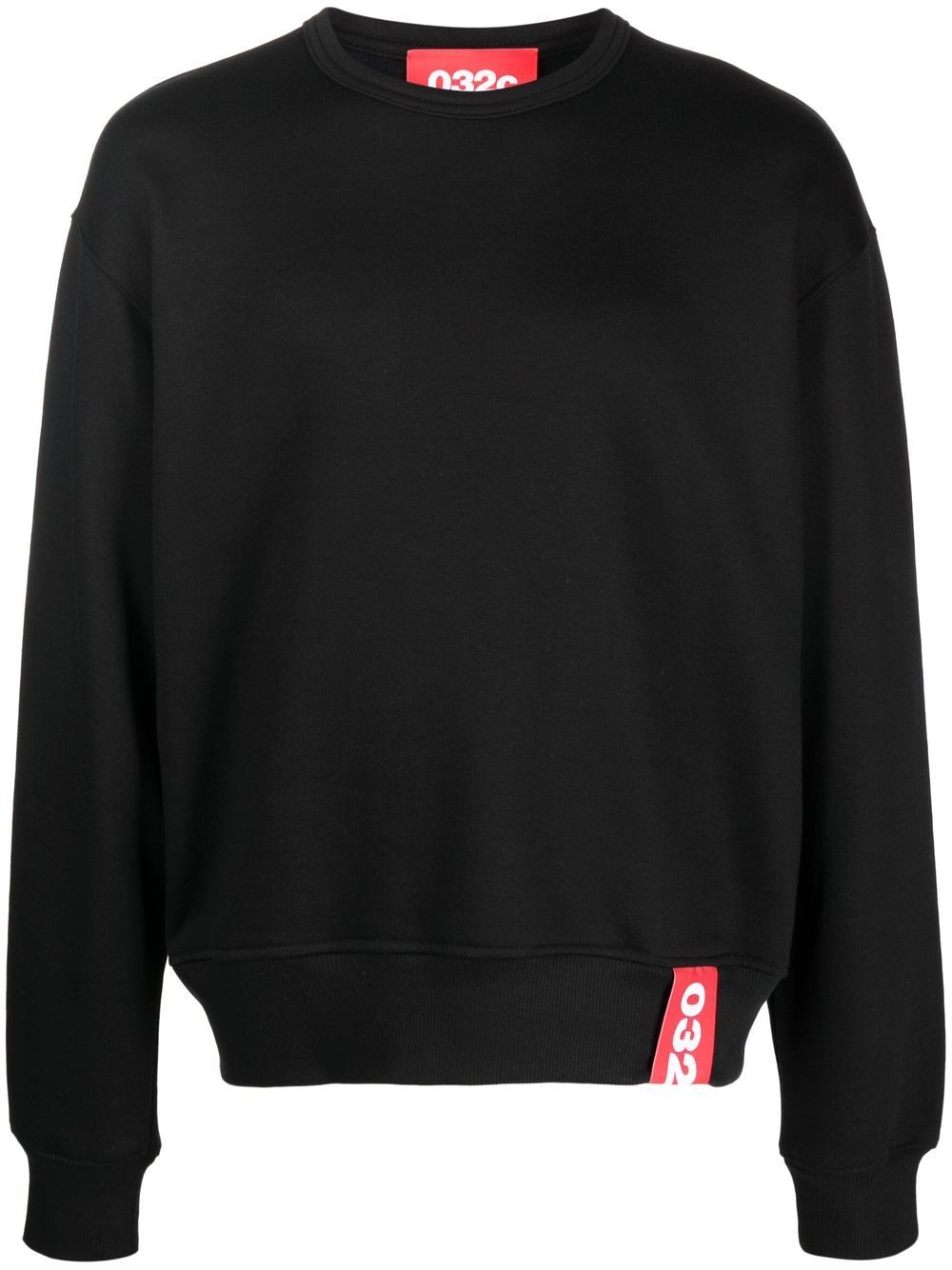 032c Sweatshirt mit Logo-Patch - Schwarz von 032c