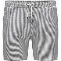 04651/ A trip in a bag  - Seersucker Badeshorts | Herren (M) von 04651/ A trip in a bag