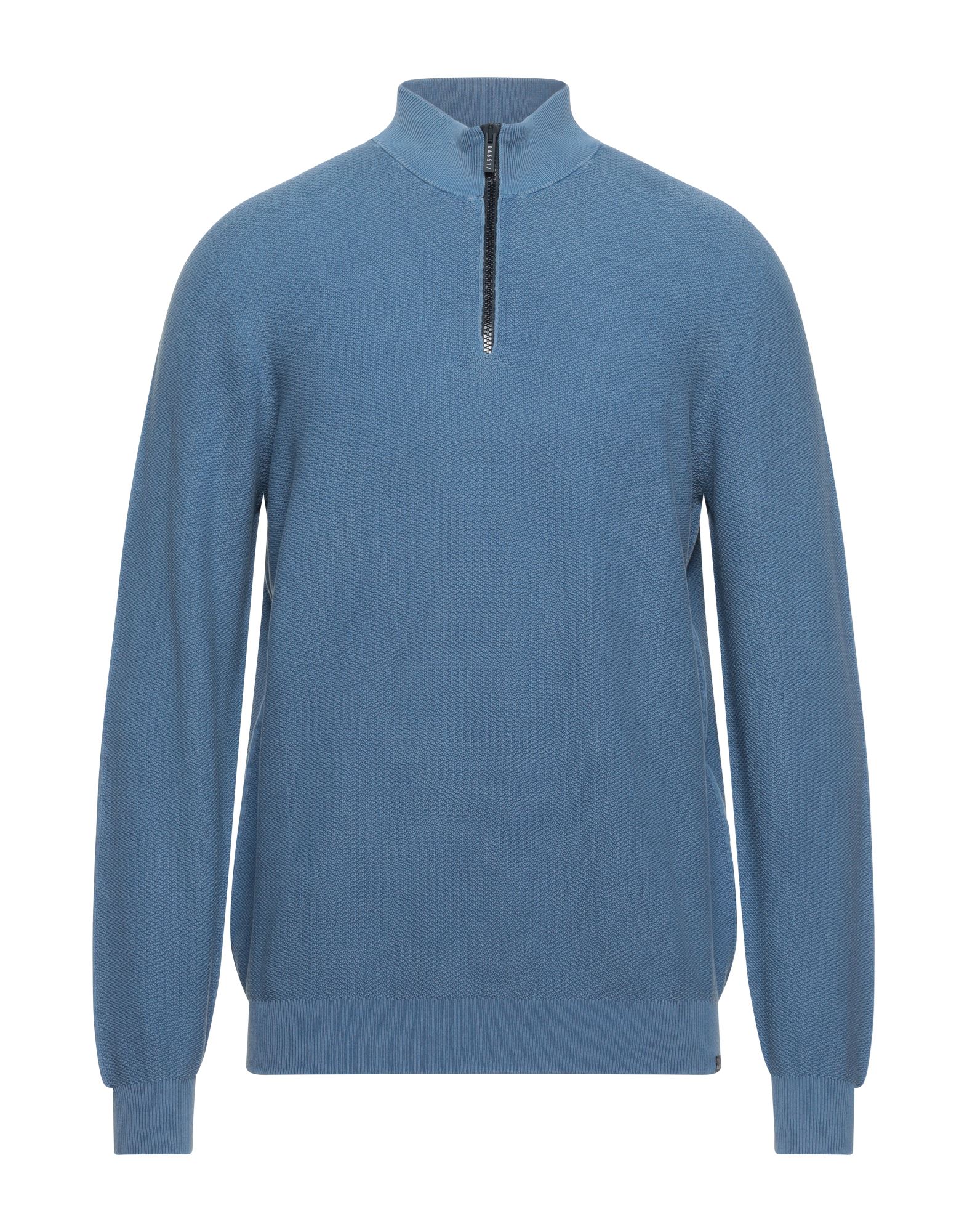 04651/A TRIP IN A BAG Rollkragenpullover Herren Taubenblau von 04651/A TRIP IN A BAG