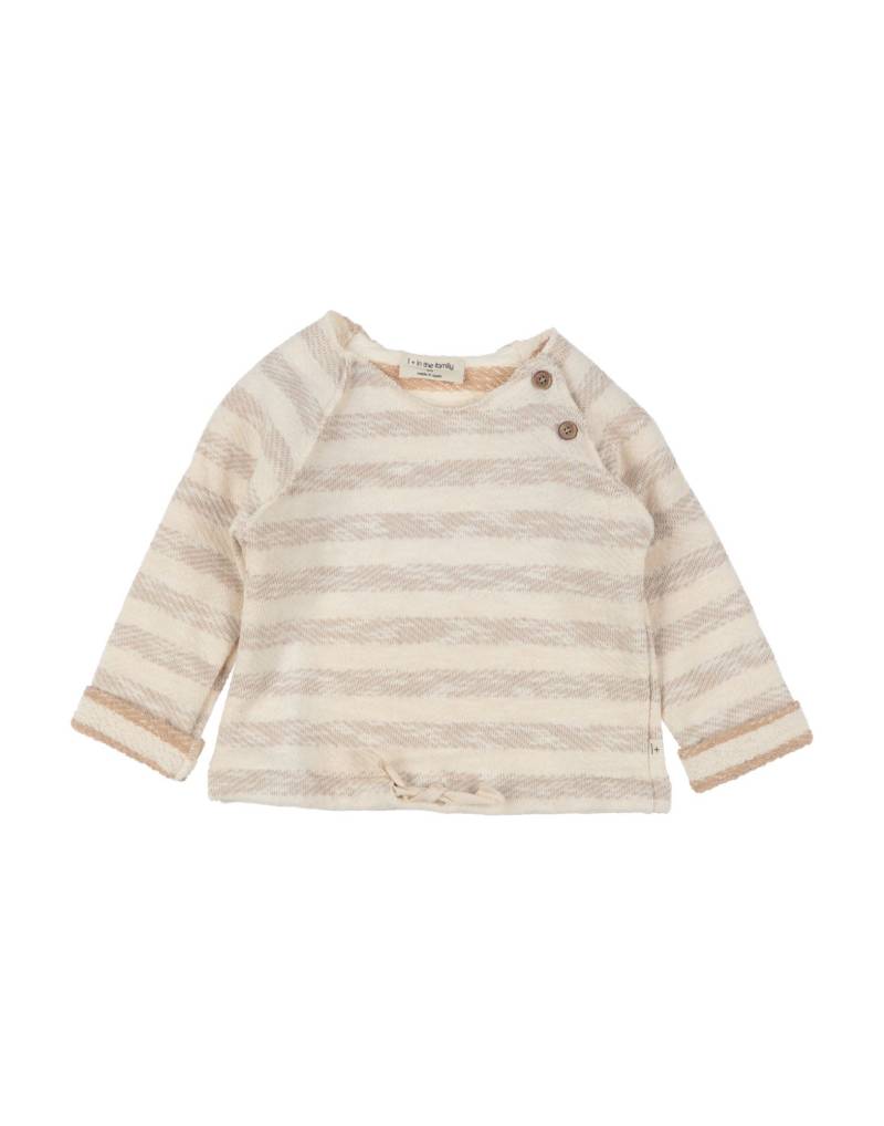 1 + IN THE FAMILY Sweatshirt Kinder Beige von 1 + IN THE FAMILY