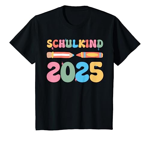 Kinder Schulkind 2025 Einschulung Mädchen Schule Jungen Einschulung T-Shirt von 1 Klasse Einschulungs T-Shirt Shop