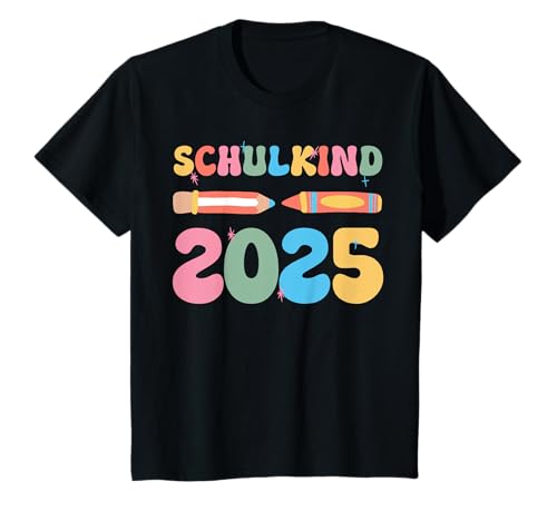 Schulkind 2025 Einschulung Mädchen Schule Jungen Einschulung T-Shirt von 1 Klasse Einschulungs T-Shirt Shop