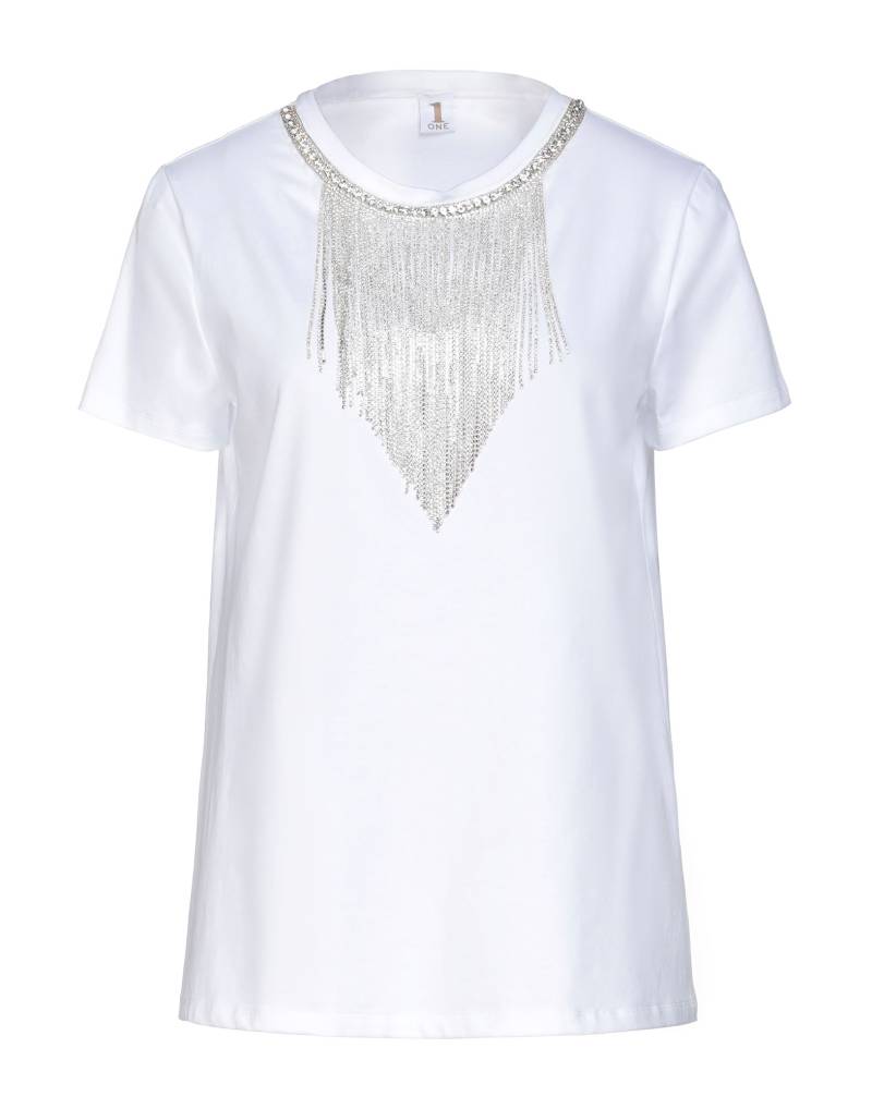 1-ONE T-shirts Damen Weiß von 1-ONE