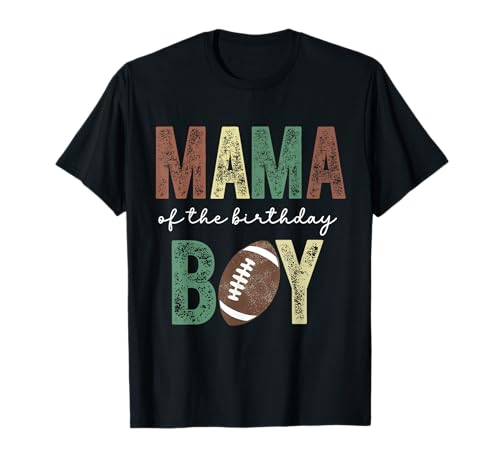 Mutter der 1-jährigen Fußball-Familie zum ersten Geburtstag eines Jungen T-Shirt Mutter der 1-jährigen Fußball-Familie zum ersten Geburtstag eines Jungen T-Shirt von 1 Year Old Football First Birthday Boy Family