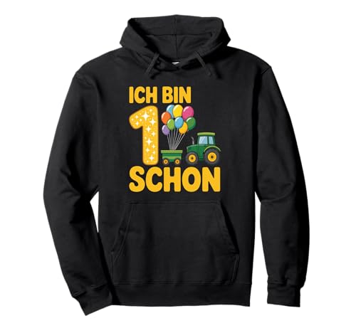 Kinder 1 Geburtstag Junge Traktor Outfit Ich Bin Schon 1 Pullover Hoodie Kinder 1 Geburtstag Junge Traktor Outfit Ich Bin Schon 1 Pullover Hoodie von 1 Year Tractors Birthday