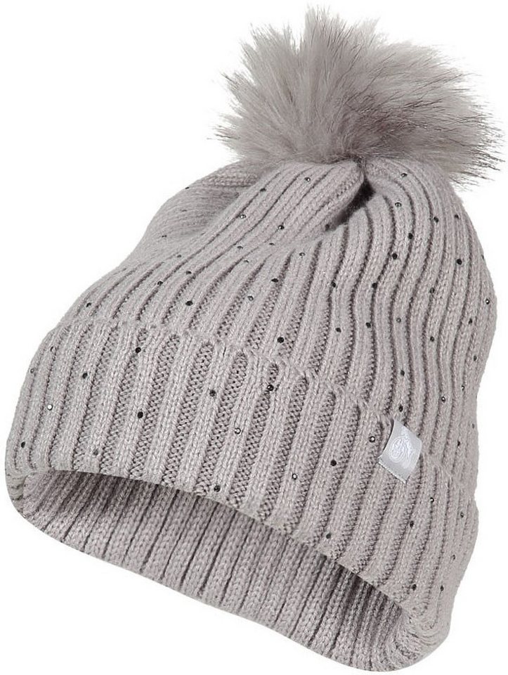 1. FC Köln Beanie Strickbeanie Strass mit Bommel von 1. FC Köln