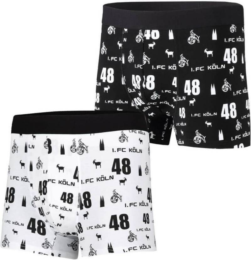 1. FC Köln Boxershorts Boxershorts 2er Set Glockenblumenweg von 1. FC Köln