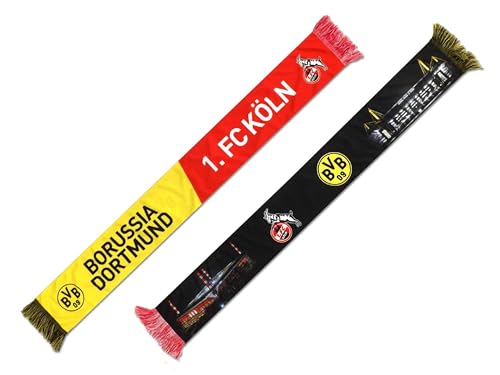 1. FC Köln Freundschaftsschal Dortmund - Print Schal | Fanschal - Plus Lesezeichen Wir lieben Fußball von 1. FC Köln