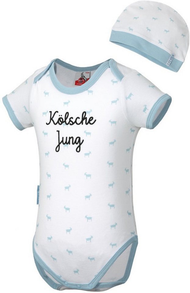 1. FC Köln Langarmbody Baby Set Kölsche Jung von 1. FC Köln
