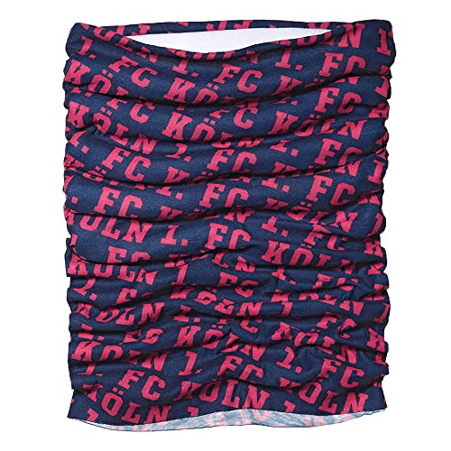 1. FC Köln Multifunktionstuch Halstuch Schal ** Blau mit Fleece **, Einheitsgröße von 1. FC Köln