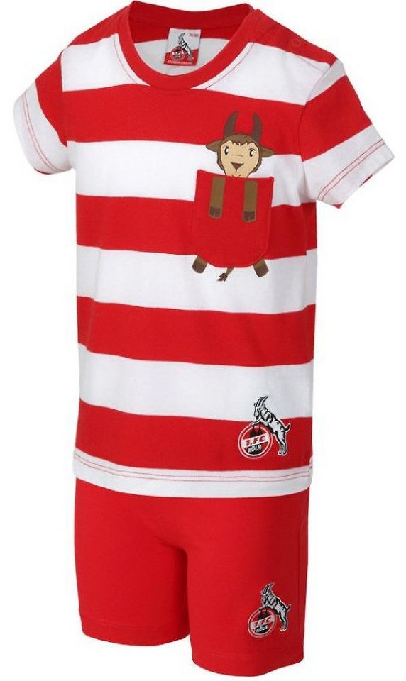 1. FC Köln Schlafanzug Baby Pyjama Hitzelerstraße von 1. FC Köln