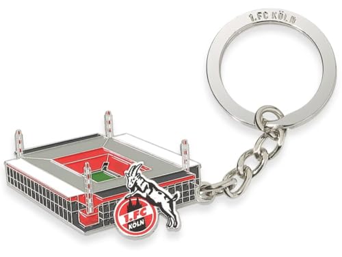 1. FC Köln Schlüsselanhänger - Stadion - Metall Anhänger - Plus Aufkleber Köln forever von 1. FC Köln