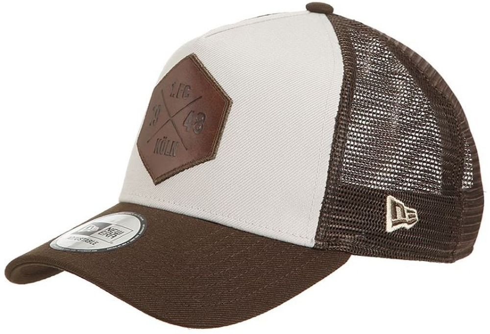 1. FC Köln Snapback Cap Cap Trucker Patch Brown von 1. FC Köln