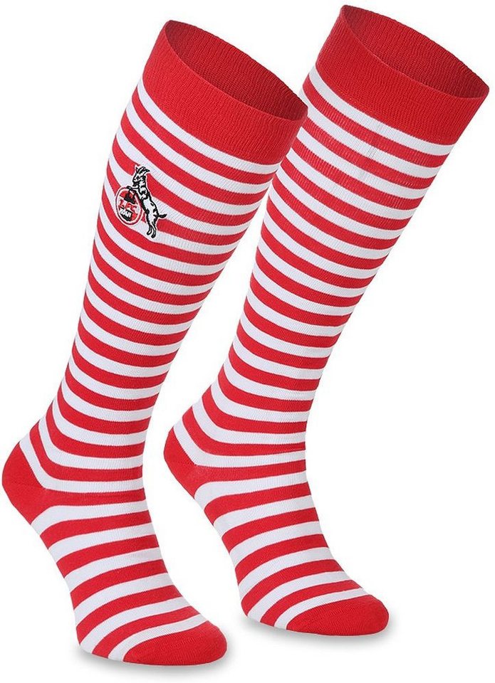 1. FC Köln Socken Kniestrümpfe Ringel von 1. FC Köln