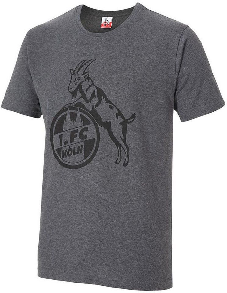 1. FC Köln T-Shirt T-Shirt Basic Anthrazit von 1. FC Köln