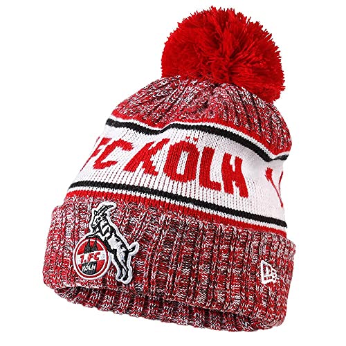1.FC Köln Beanie mit Bommel „Red Melange von 1. FC Köln