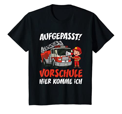 Kinder Feuerwehr Vorschule Schulstart 2021 Vorschulkind T-Shirt von 1. Klasse Einschulung Junge Geschenke