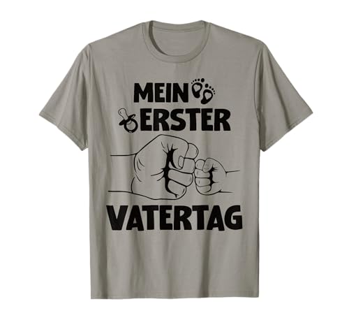 Herren Mein Erster Vatertag Vatertagsgeschenk Papa 1 Vatertag T-Shirt Herren Mein Erster Vatertag Vatertagsgeschenk Papa 1 Vatertag T-Shirt von 1. Vatertag Geschenkidee Werdende Väter Männertag