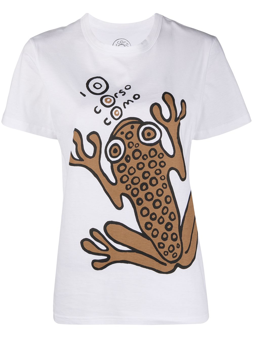 10 CORSO COMO T-Shirt mit grafischem Print - Weiß von 10 CORSO COMO