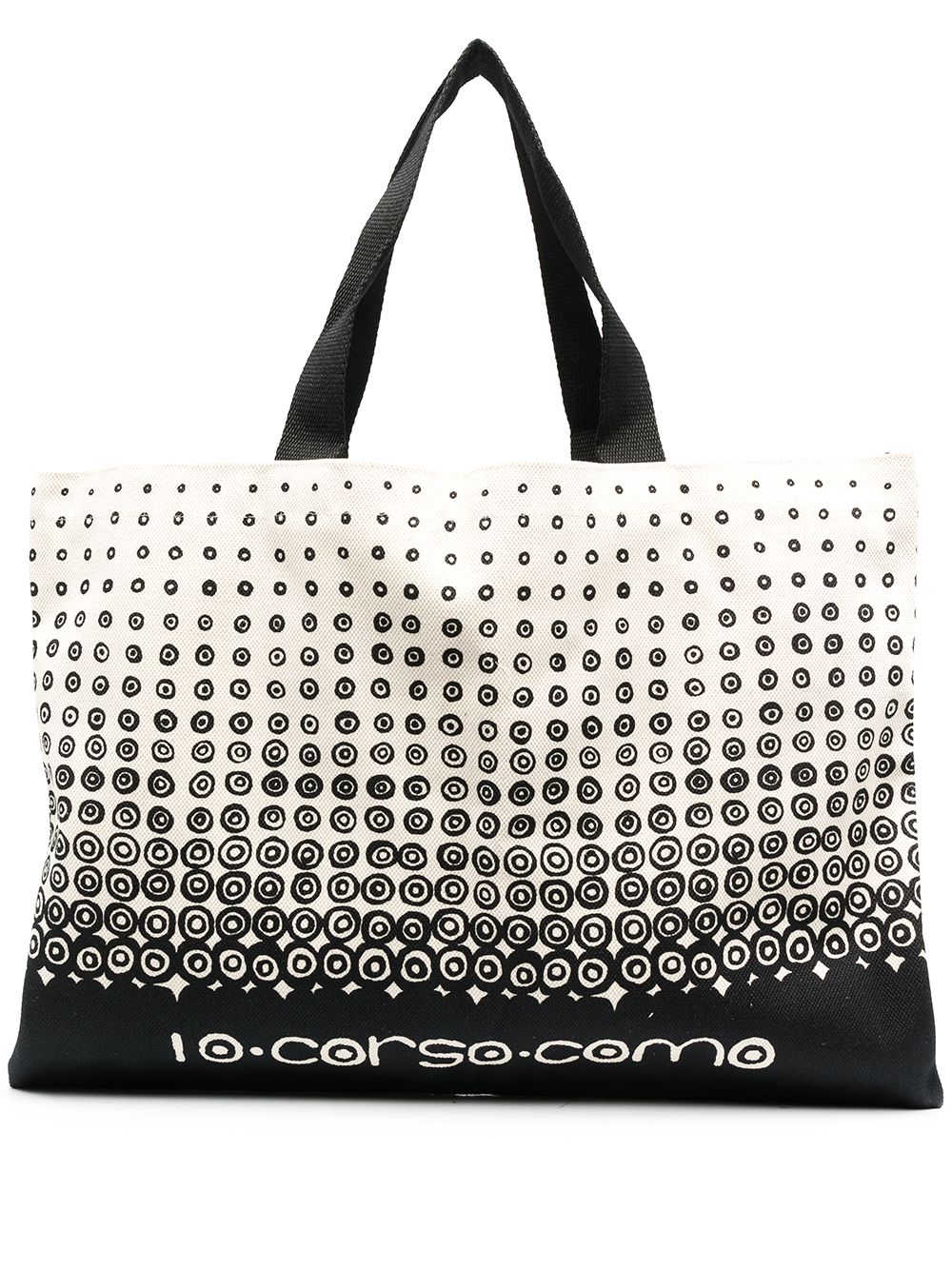 10 CORSO COMO Shopper mit Logo-Print - Schwarz von 10 CORSO COMO