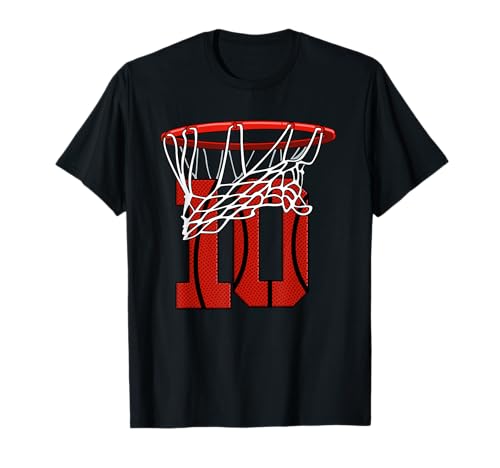 10. Basketball Geburtstag - Kinder Basketball Geschenk T-Shirt 10. Basketball Geburtstag - Kinder Basketball Geschenk T-Shirt von 10 Jahre Basketball Geburtstag - B-Ball Geschenk