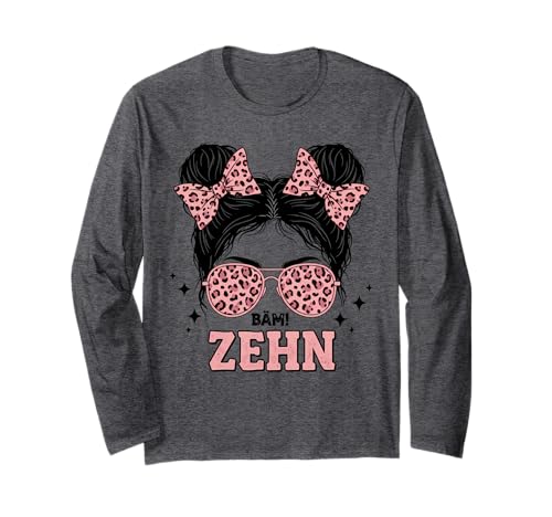 Zehn Jahre Mädchen Geburtstag Bäm Outfit für 10. Party Langarmshirt von 10 Jahre Mädchen Geburtstag Geschenke Cool