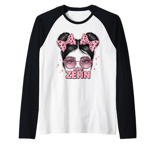 Zehn Jahre Mädchen Geburtstag Bäm Outfit für 10. Party Raglan von 10 Jahre Mädchen Geburtstag Geschenke Cool