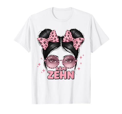 Zehn Jahre Mädchen Geburtstag Bäm Outfit für 10. Party T-Shirt von 10 Jahre Mädchen Geburtstag Geschenke Cool