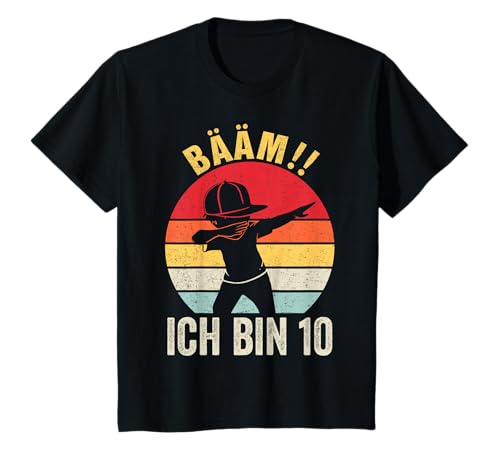 Dabbing Geburtstagsshirt 10 Jahre Jungs 10. Geburtstag T-Shirt von 10. Geburtstag Dabbing Jungs Geschenk-Ideen