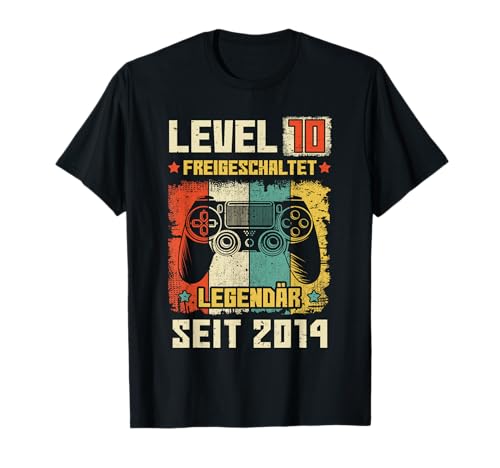 Level 10 Geburtstag Junge Jungen Lustig 2014 10. Geburtstag T-Shirt Level 10 Geburtstag Junge Jungen Lustig 2014 10. Geburtstag T-Shirt von 10. Geburtstag Geschenke Co.