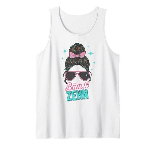 10. Geburtstag Mädchen Bun Bäm Zehn Tank Top von 10. Geburtstag Mädchen Bun Bäm Zehn 2025