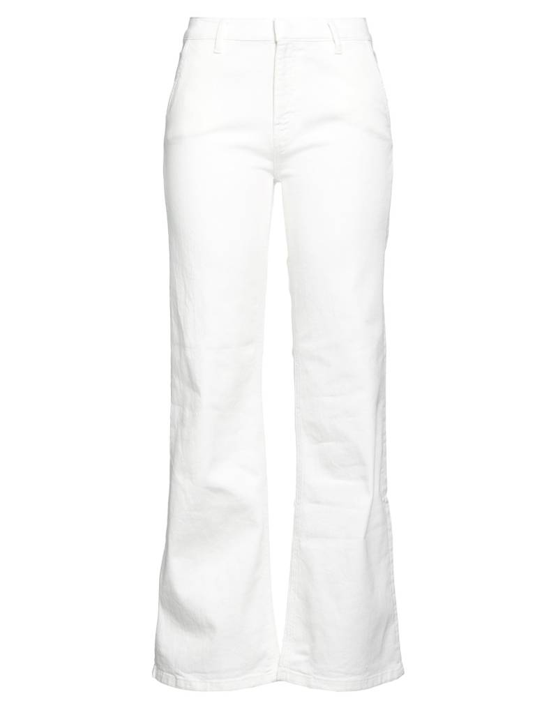 10.11 STUDIOS Jeanshose Damen Elfenbein von 10.11 STUDIOS