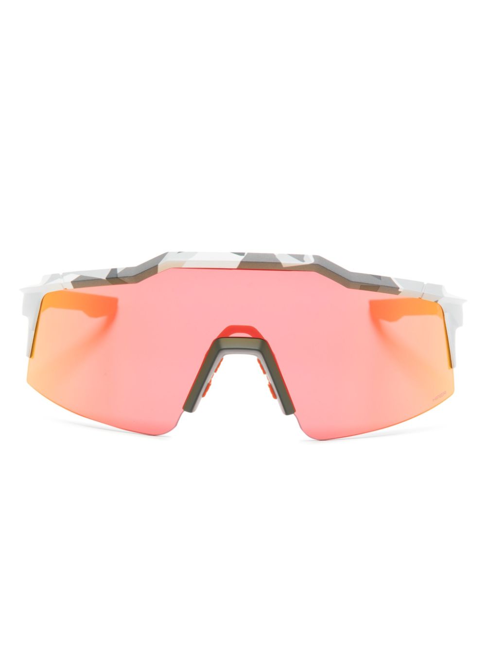 100% Eyewear Speedcraft Sonnenbrille mit Oversized-Gestell - Grau von 100% Eyewear