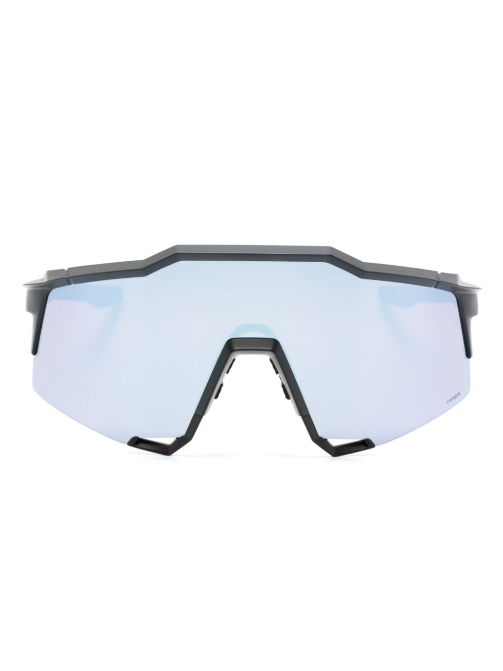 100% Eyewear Speedcraft Sonnenbrille mit Oversized-Gestell - Schwarz von 100% Eyewear