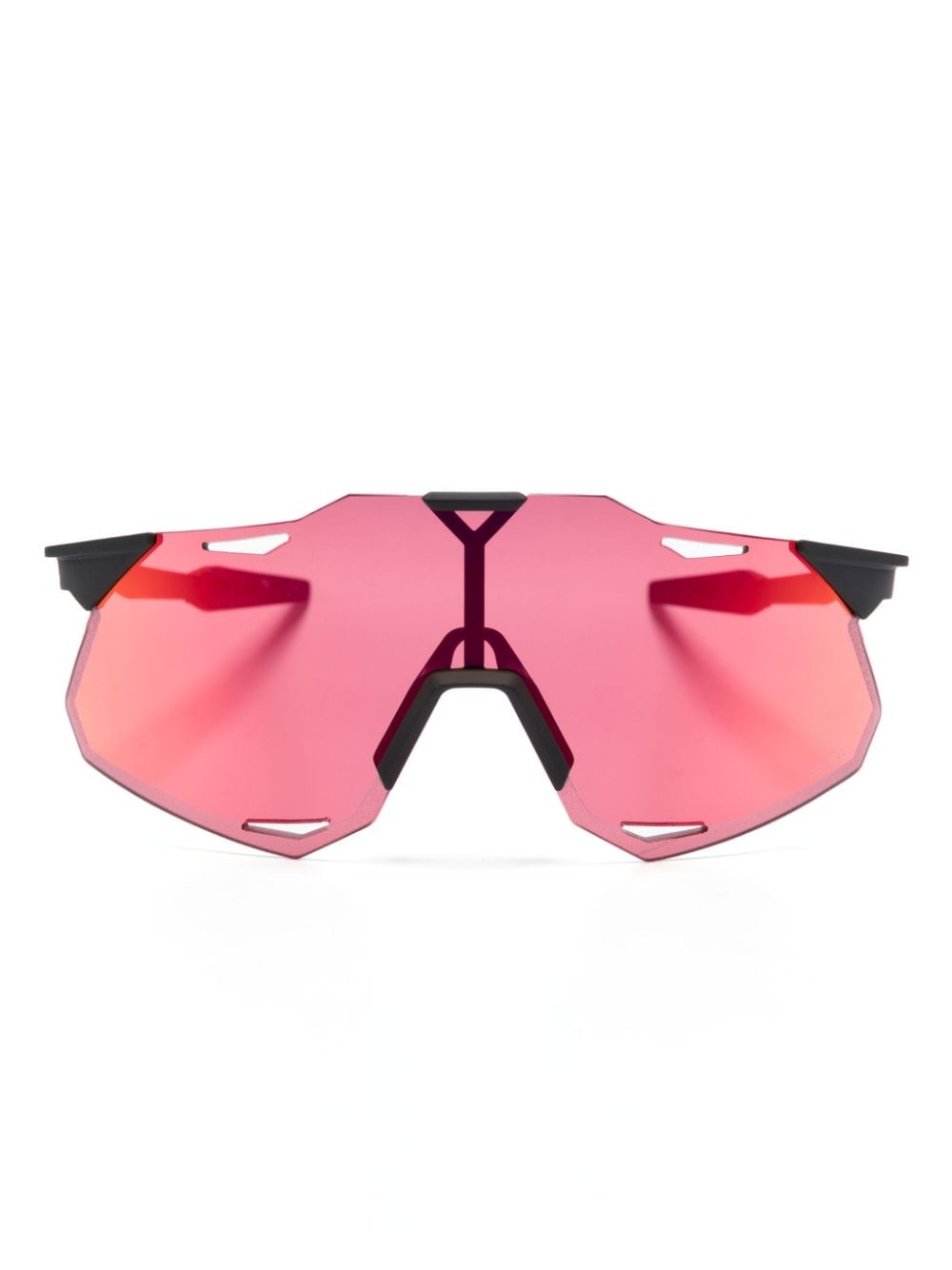 100% Eyewear XS Sonnenbrille mit Shield-Gestell - Schwarz von 100% Eyewear