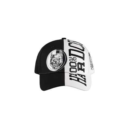 100% Hardcore Baseball Cap Authentic Kappe Herren Damen Unisex, Schwarz/Weiß von 100% Hardcore